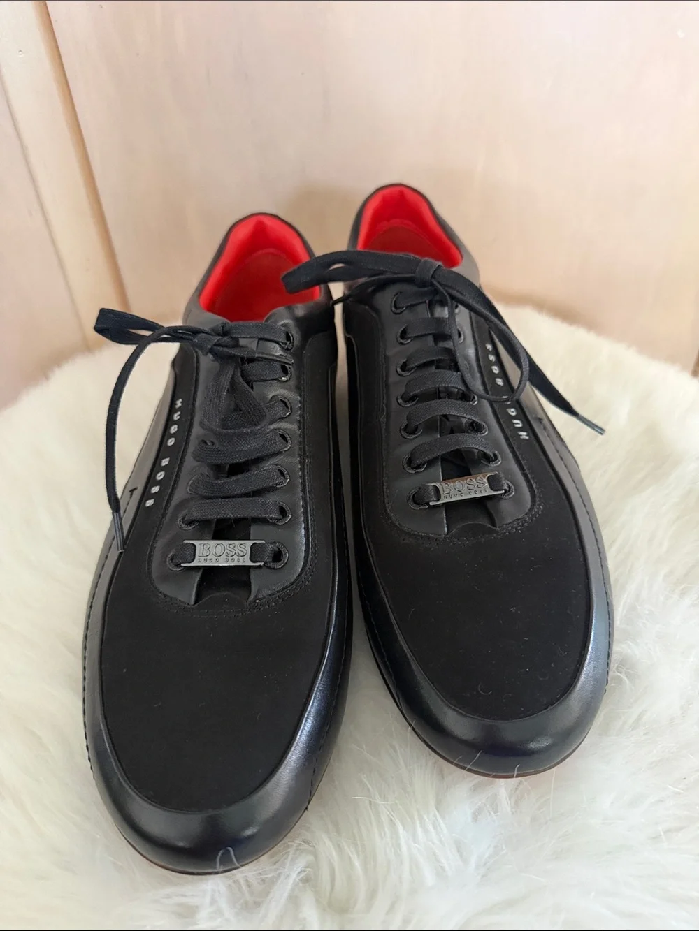Hugo Boss HB Racing 50307934 Black Leather Sneakers